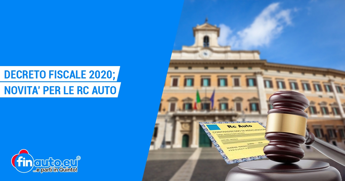 Decreto fiscale 2020: Novità per le RC Auto